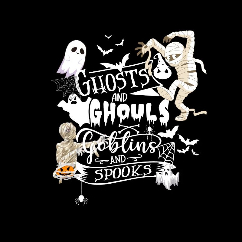 Ghosts Ghouls Goblins Spooks Halloween