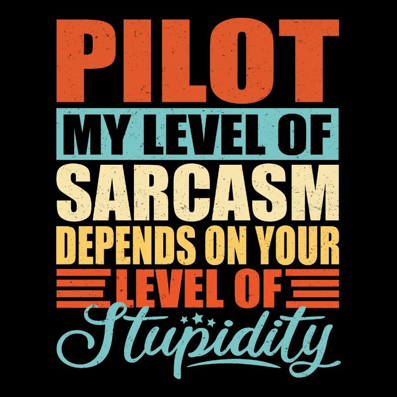 Sarcasme de pilote Drôle de pilote