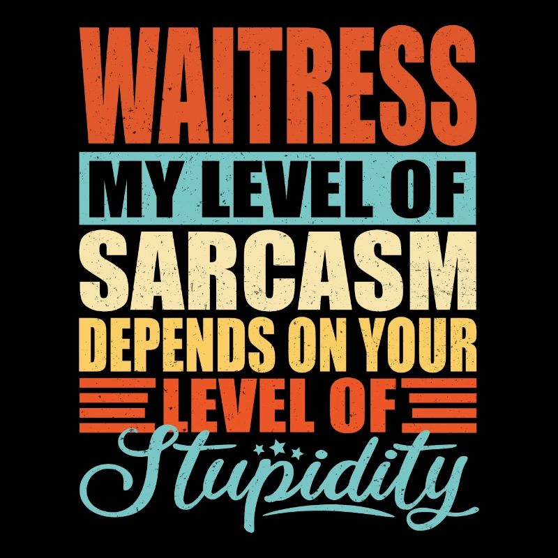 Kellnerin Servicekraft Spruch Geschenk