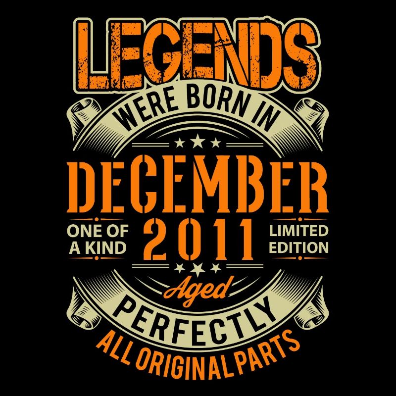 2011 Dezember Geburtstag Legende