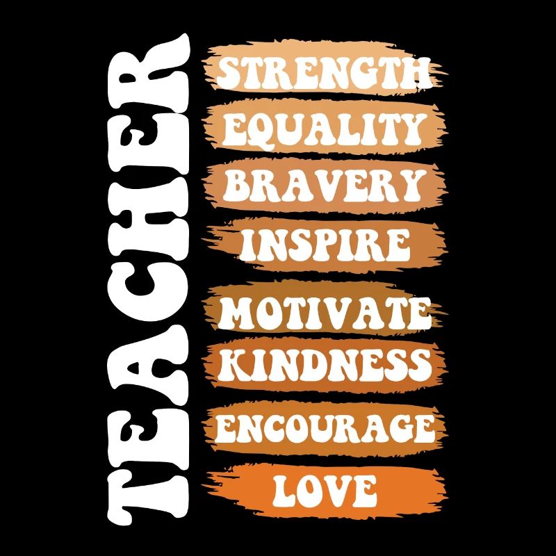 Teacher Strength Equality Pride Melanated