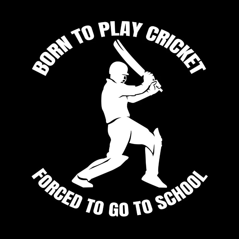 Slogan de cricket Équipe de fans de cricket Cadeau de cricket