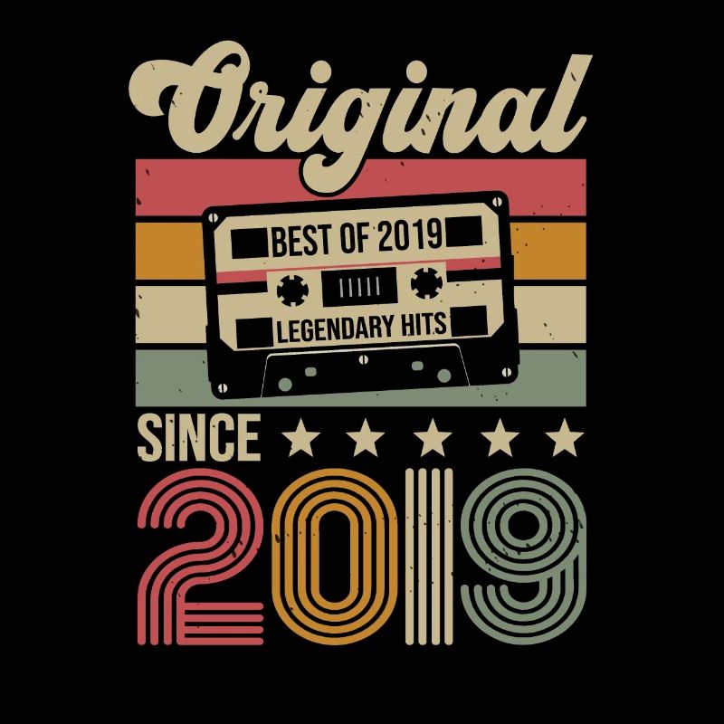 Vintage Geburtstag Original Geschenkidee 2019