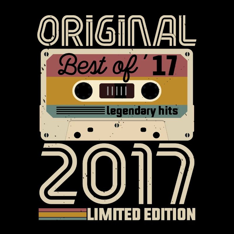 Vintage Geburtstag Original Geschenkidee 2017