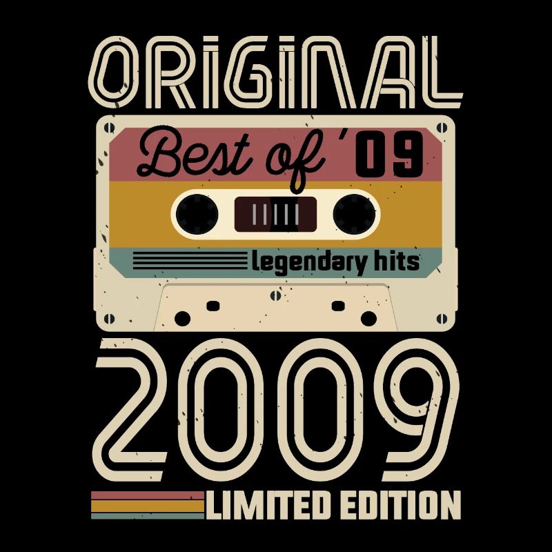 Vintage Geburtstag Original Geschenkidee 2009