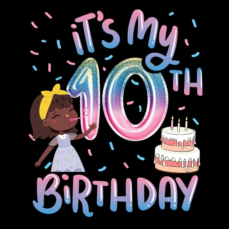 C’est mon 10e anniversaire Melanin Kid Juneteenth