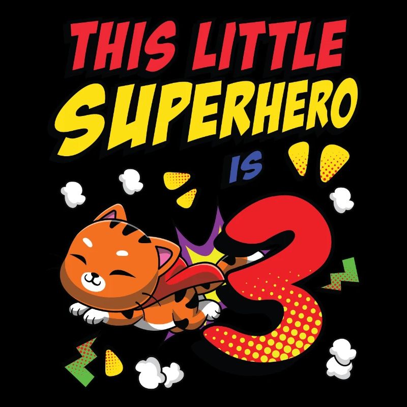 Ce petit super-héros est 3 propriétaires de chat 3.