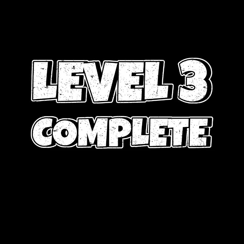 Level 3 Complete Geburtstagsgeschenk 3 Jahre