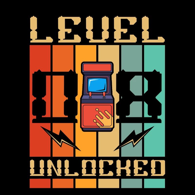 Level 8 Unlocked Arcade Machine Gamer 8.