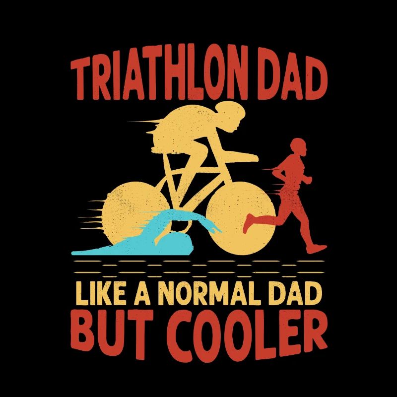Papa de triathlon comme un père normal mais cool Triathl