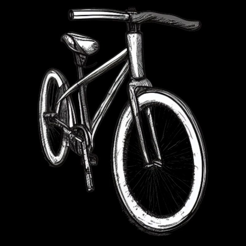Bicycle Doodle Bicycles Cycling Silhouette 1