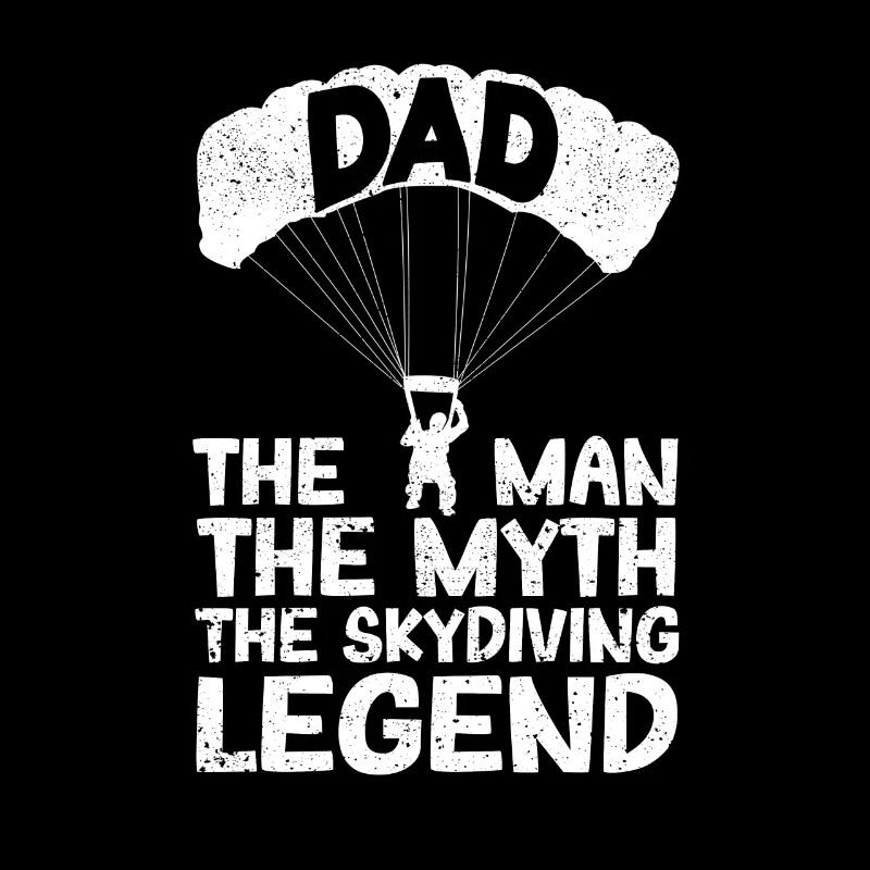 Skydiver Base Jump Dad Der Mann Der Mythos Die