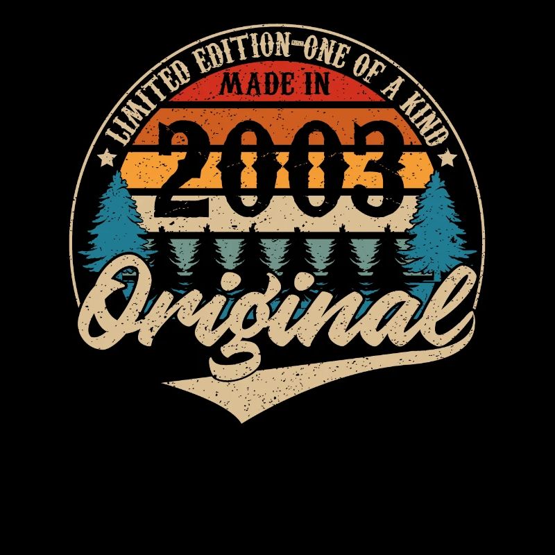 Vintage Geburtstag Geschenkidee Original 2003