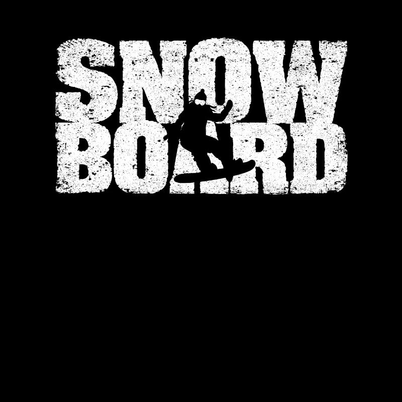 Funny Cool Distressed Snowboarding Lover Snow