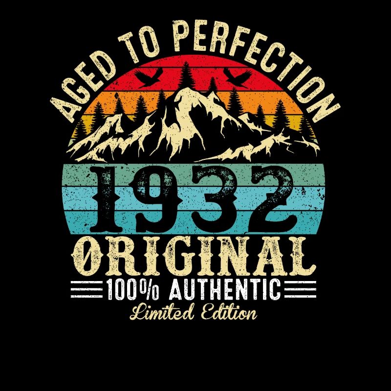 Perfekt gealtert 1932 Original