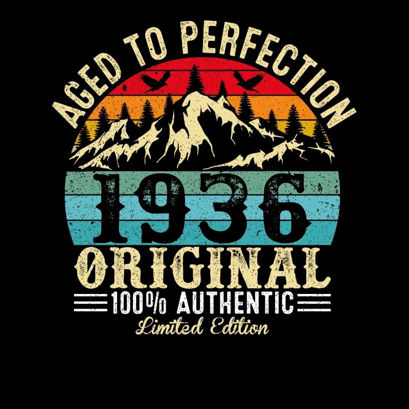 Vieilli À La Perfection 1936 Original