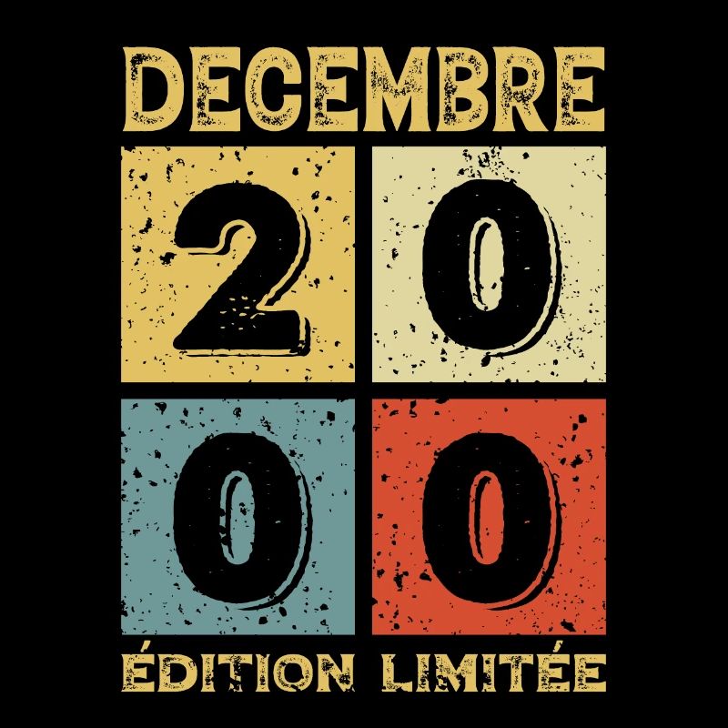Anniversaire Vintage Idée Cadeau Décembre 2000