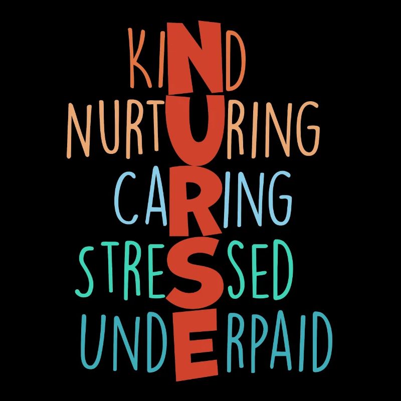 Nurses Kind Nurturing Caring Stressed and Underpai