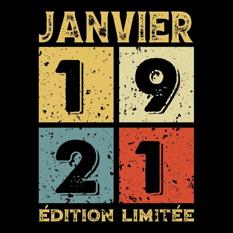 Anniversaire Vintage Idée Cadeau Janvier 1921