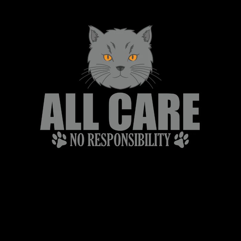 All Care No Responsibility British Shorthair