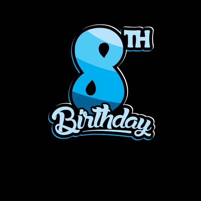 8e anniversaire Enfants Huit ans