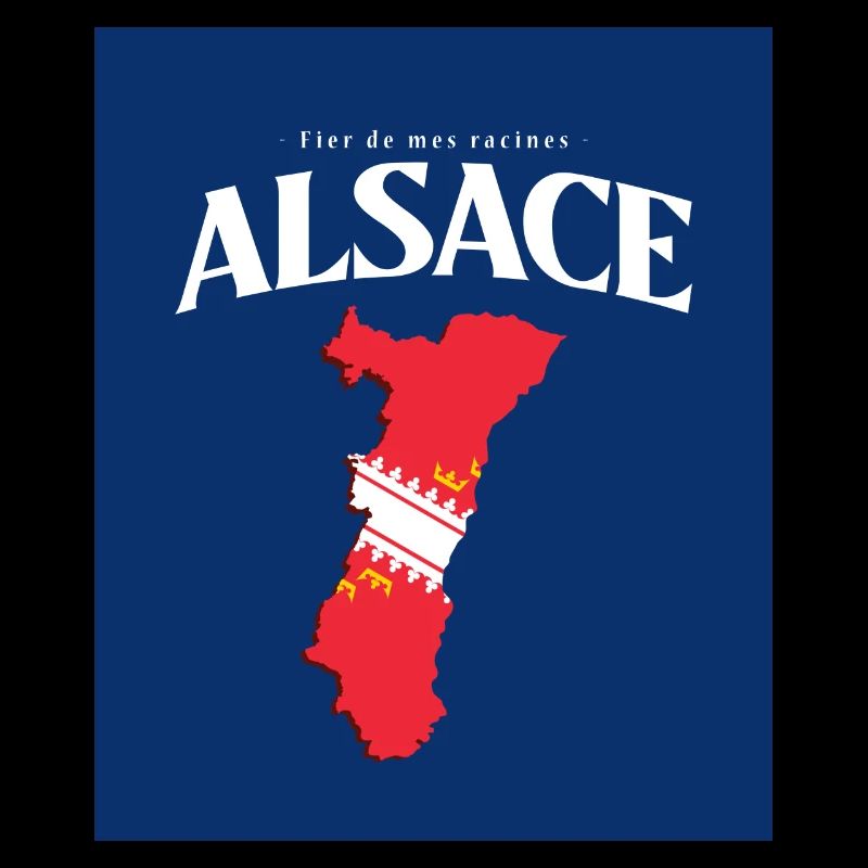 Fier de mes Racines Alsace Bleu