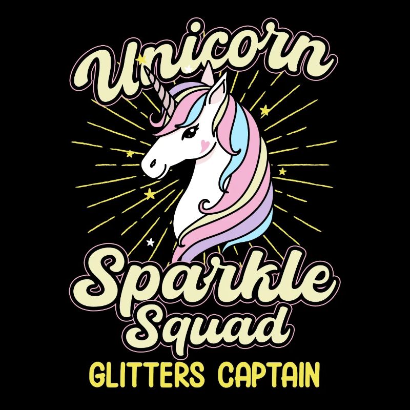 Unicorn Sparkle Squad Cutter Captain