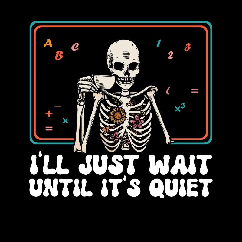 Ich Warte Einfach, Bis Es Ruhig Ist Halloween