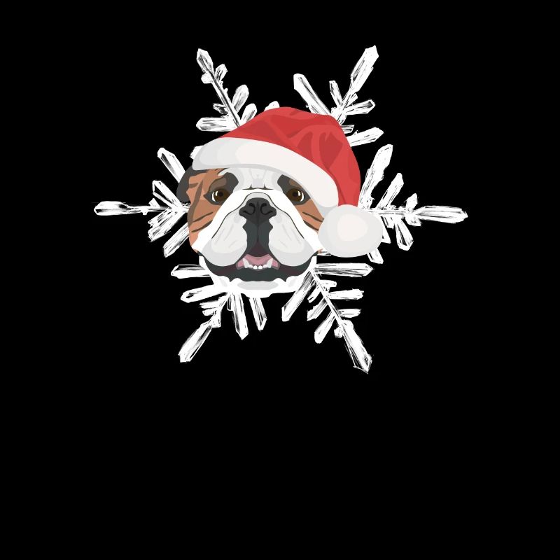 Bouledogue anglais Joyeux Noël