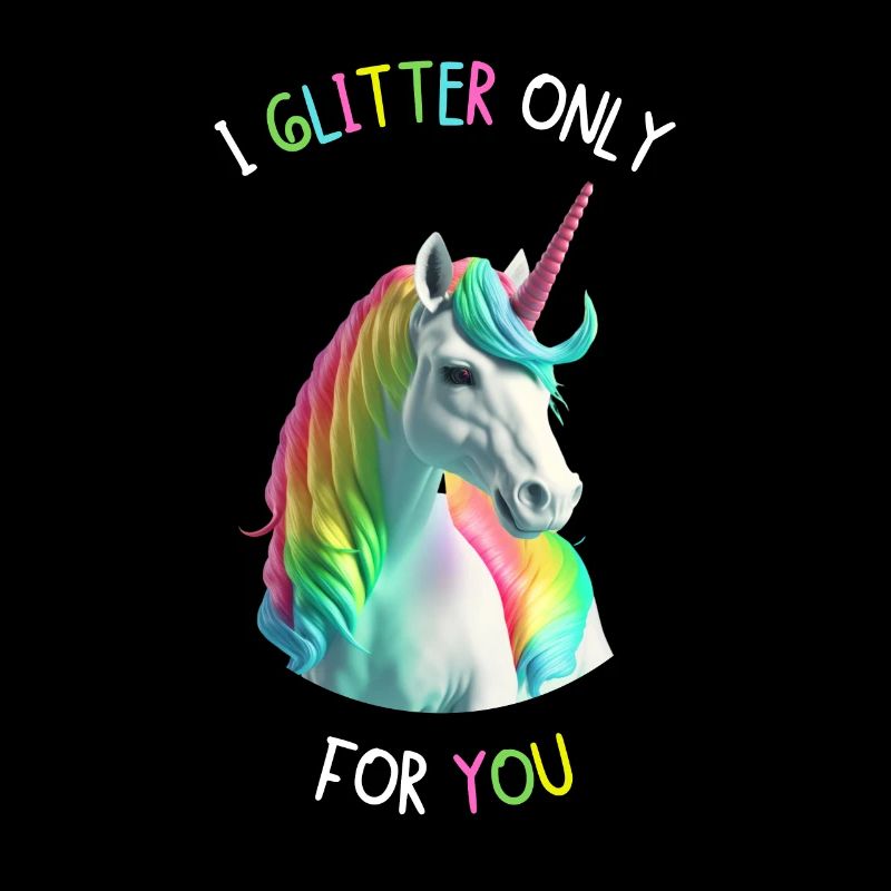 Licorne mignonne qui vous cherche à son