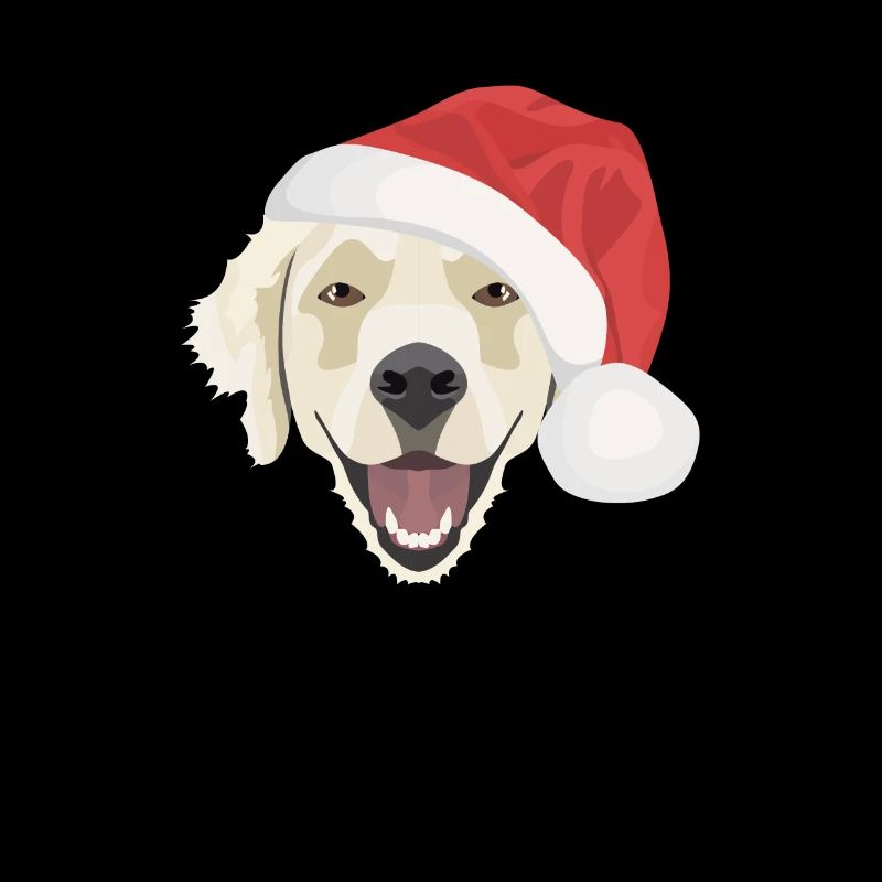 Golden Retriever Joyeux Noël