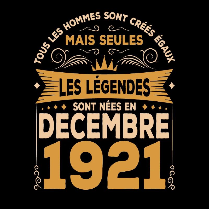 Les Légendes Sont Nées En Décembre 1921