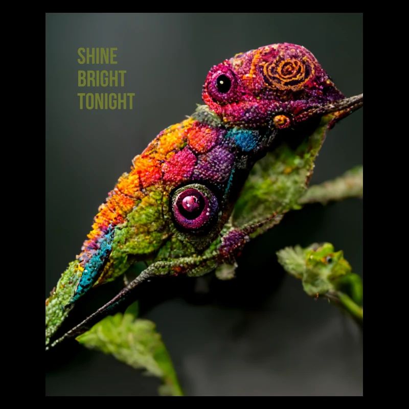 Glänzen mit dem Schein der Sterne - ein positiver Slogan