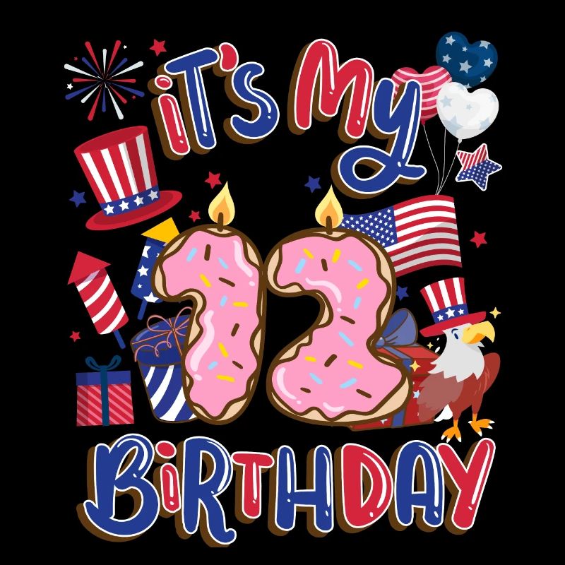 Es Ist Mein 12 Geburtstag Eagle 4. Juli