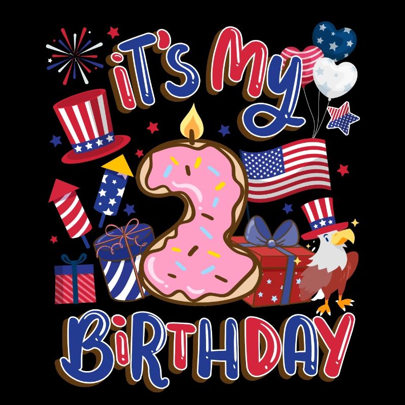 It's my 2nd birthday Eagle July 4th