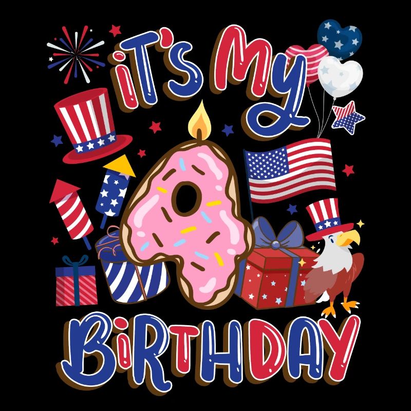 Es Ist Mein 4 Geburtstag Eagle 4. Juli