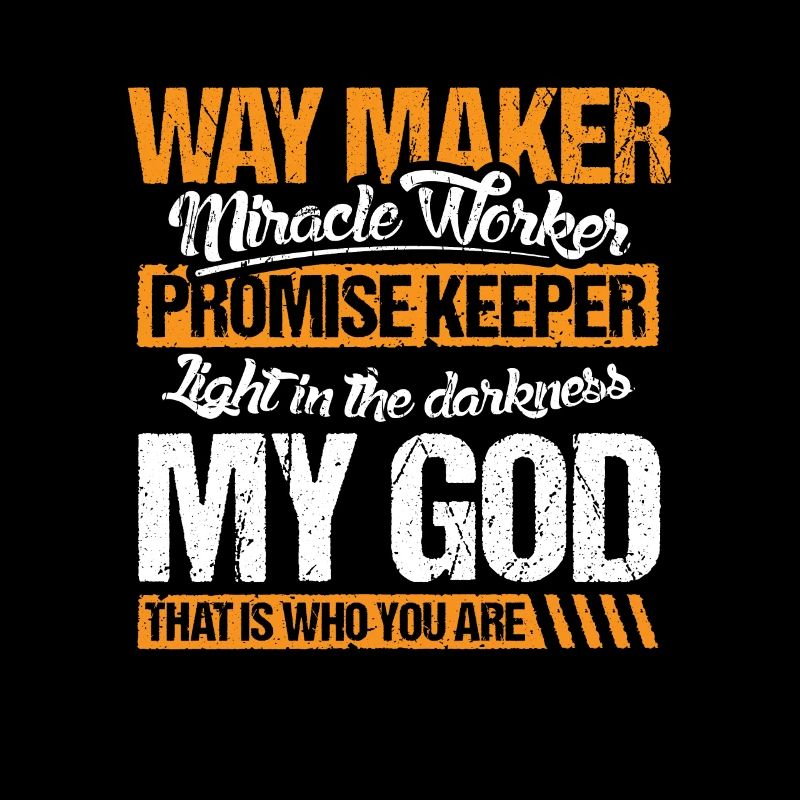 Way Maker Miracle Worker Jesus Christian Bible