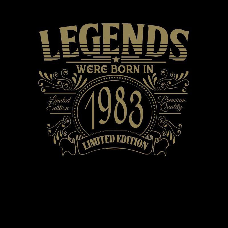 Legenden wurden 1983 geboren Geschenk
