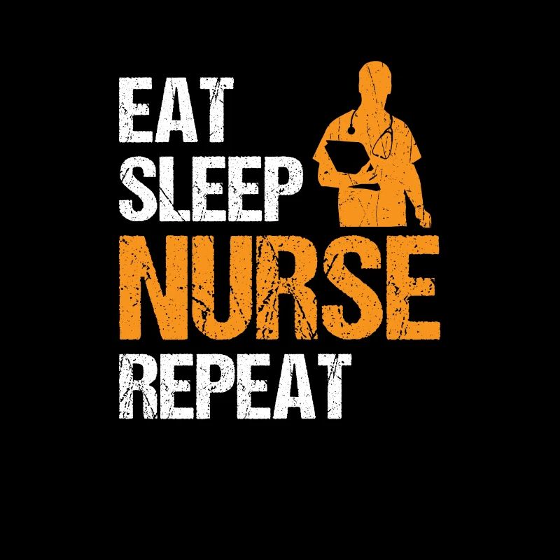 Eat Sleep Nurse Repeat Nursing Medicine Gift idea