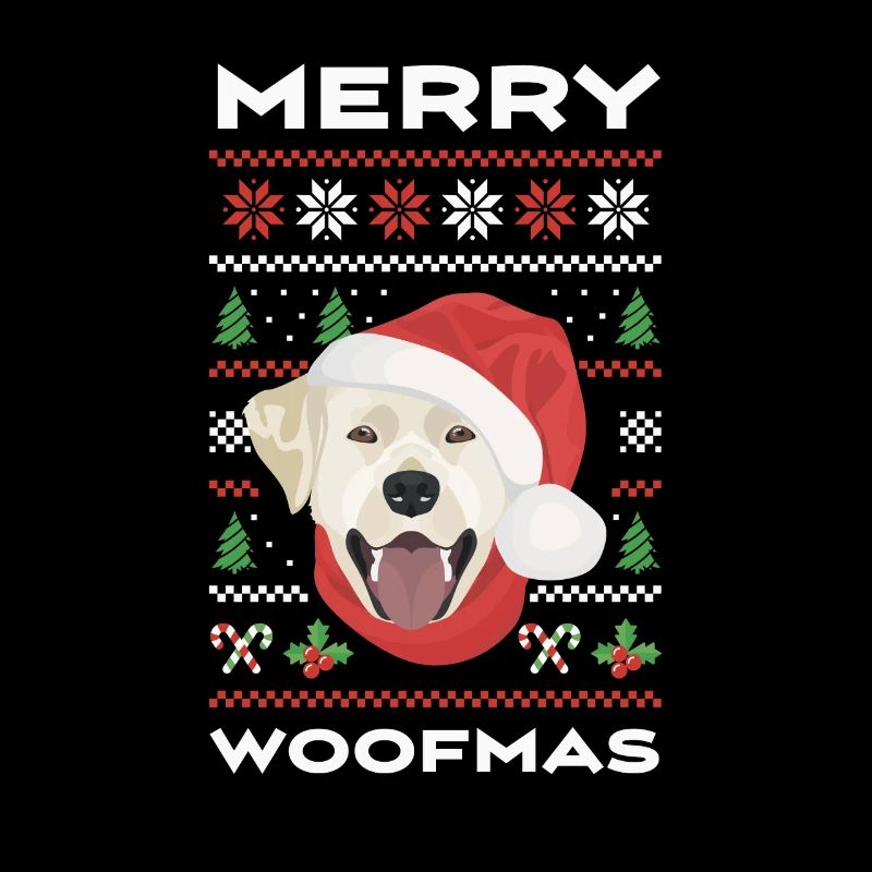 Labrador Frohe Weihnachten