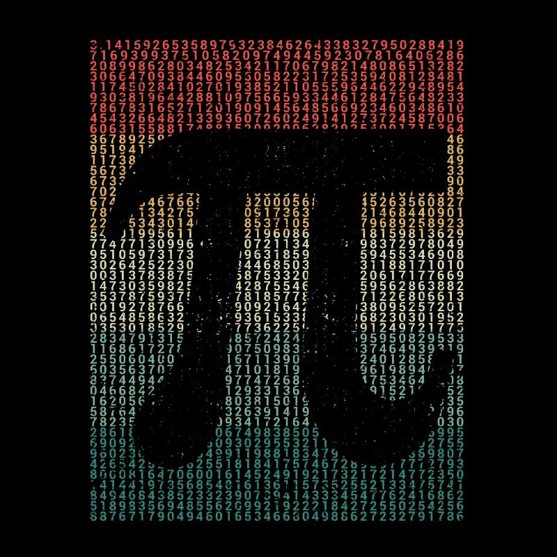 Pi Jour 3.14 Cool Drôle Nerd Math Lover Geek Rain