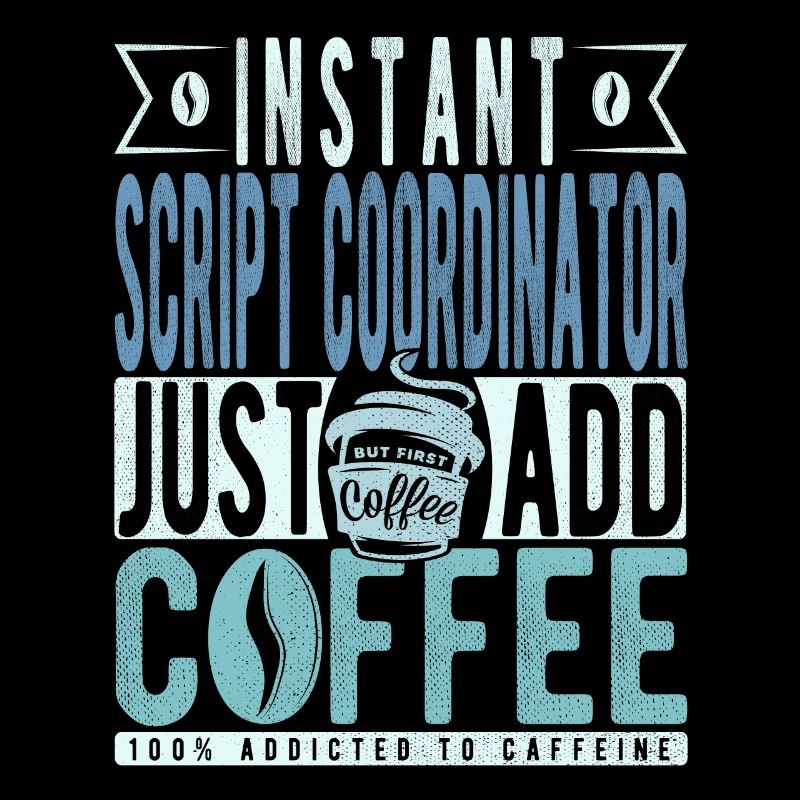 Café du coordinateur de script disant