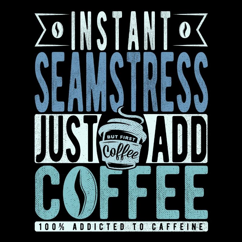 Näherin Kaffee Spruch