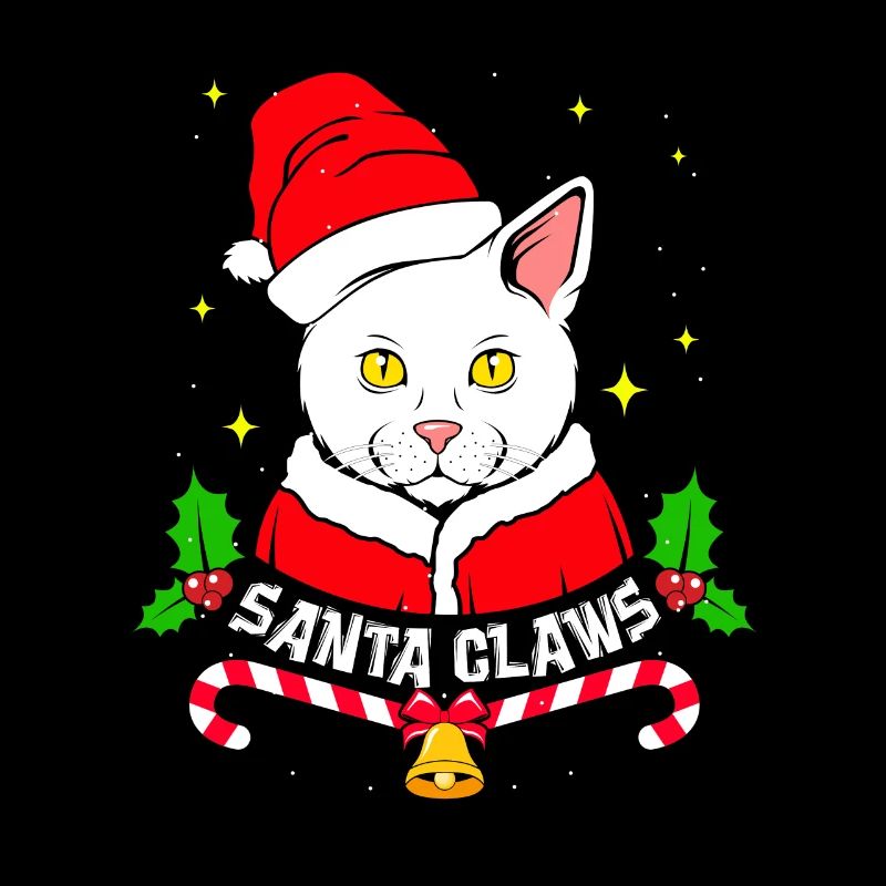 Griffes de Père Noël de chat