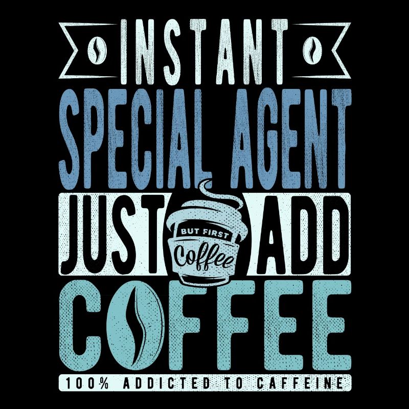 Citation de café d’agent spécial