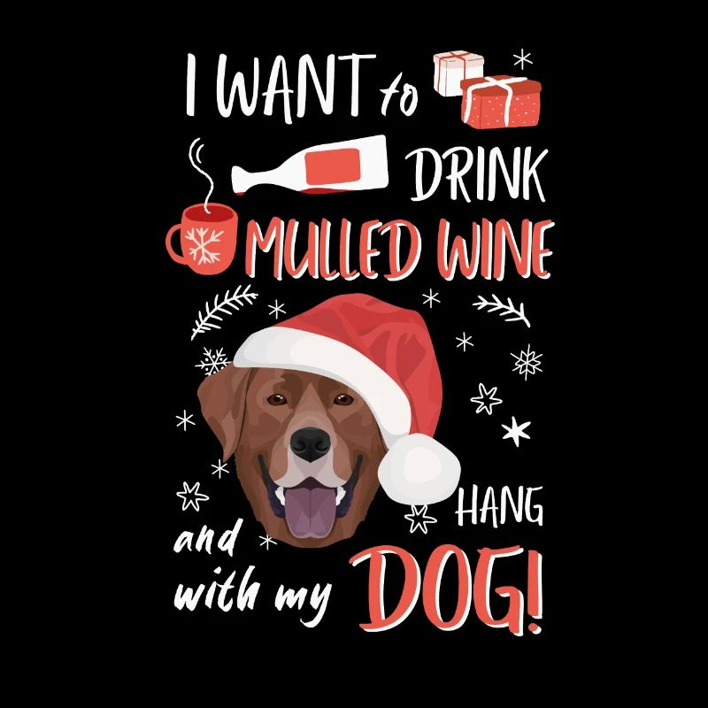 Labrador vin chaud Noël