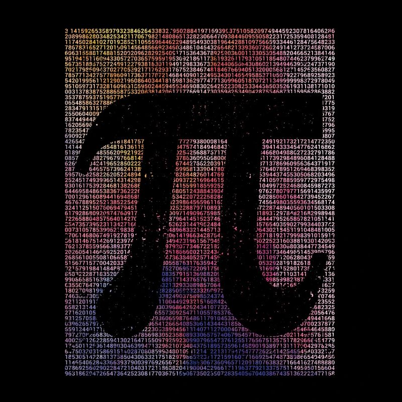 10000 Ziffern Pi Day Zeichen Math Nerd Lustig Math