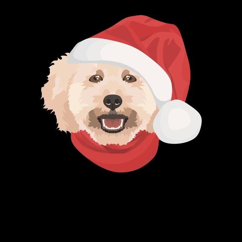 Caniche Joyeux Noël