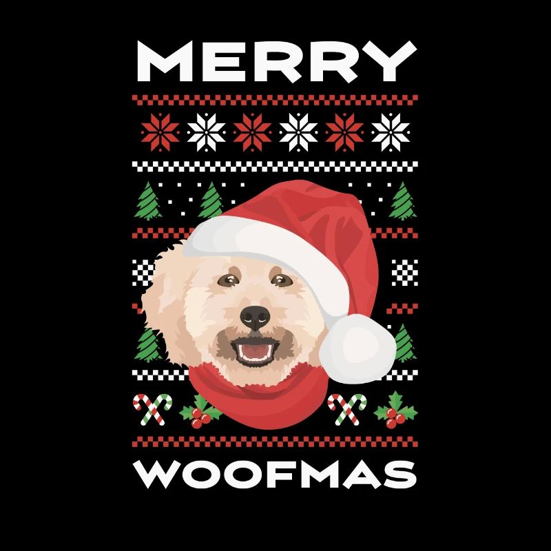 Caniche Joyeux Noël