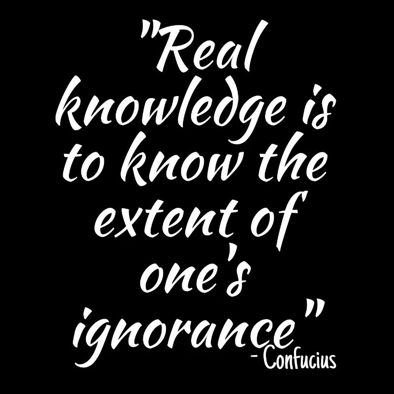 Real knowledge is to know the extent...